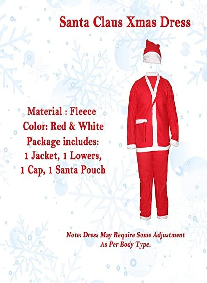 OSMOSIS Santa Claus Dress Costume for Baby Boys Girls Kids (7-10 Years) For Christmas/New Year (Perfect Series) - Image 2